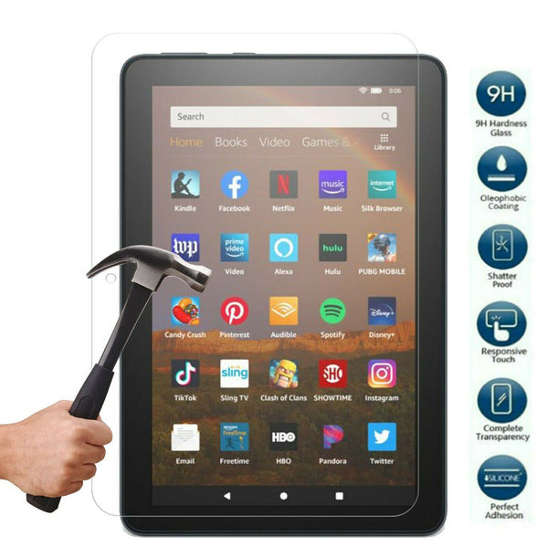 9H Genuine Tempered Glass Screen Protector Cover For Amazon Fire 7 7th Gen 2017