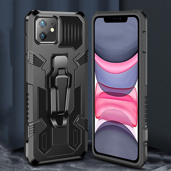 Rugged Case For iPhone 12 Shockproof Heavy Duty Stand Hybrid Armor Back Cover UK