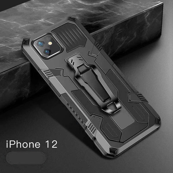 Rugged Case For iPhone 12 Shockproof Heavy Duty Stand Hybrid Armor Back Cover UK