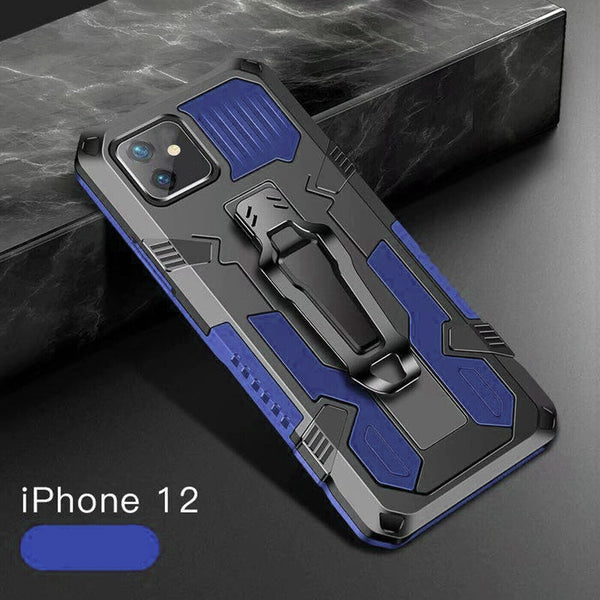 Rugged Case For iPhone 12 Shockproof Heavy Duty Stand Hybrid Armor Back Cover UK