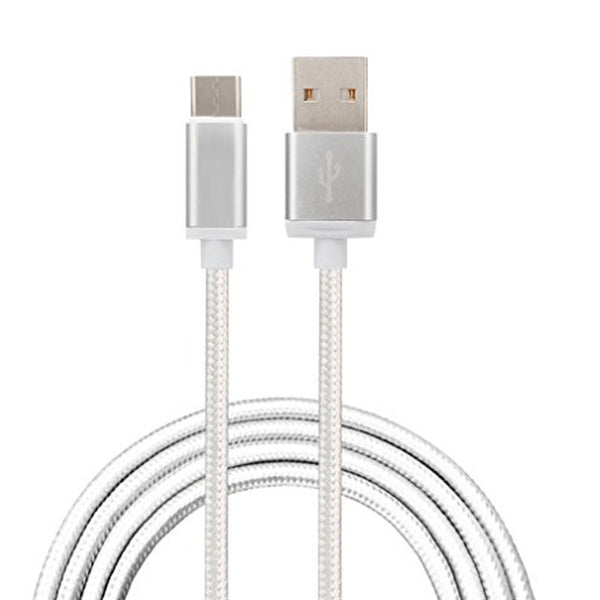 Strong Braided Nylon Fast USB C 2.0 Type C Data Sync Charger Charging Cable 1M