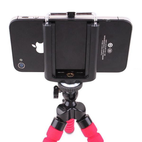 1x 2x Universal Tripod Mini Mobile Phone Grip Holder Mount For Camera iPhone