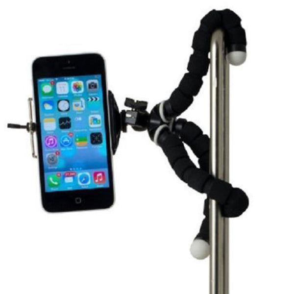 1x 2x Universal Tripod Mini Mobile Phone Grip Holder Mount For Camera iPhone