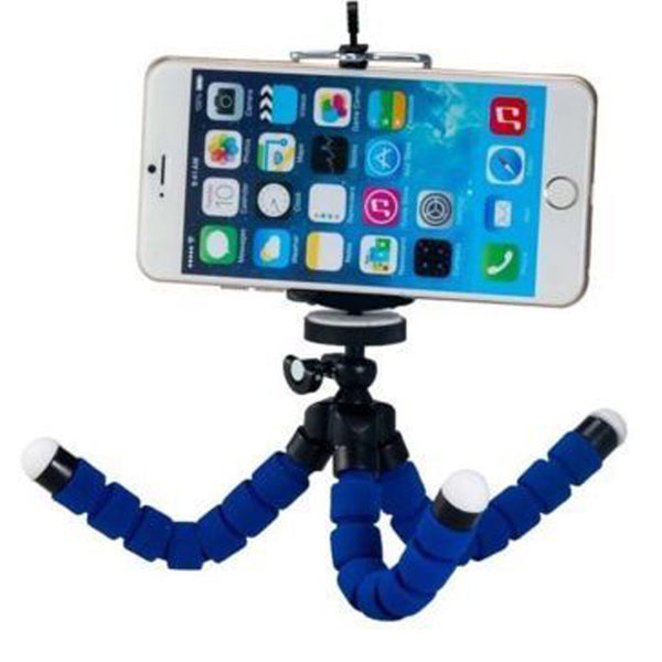 1x 2x Universal Tripod Mini Mobile Phone Grip Holder Mount For Camera iPhone