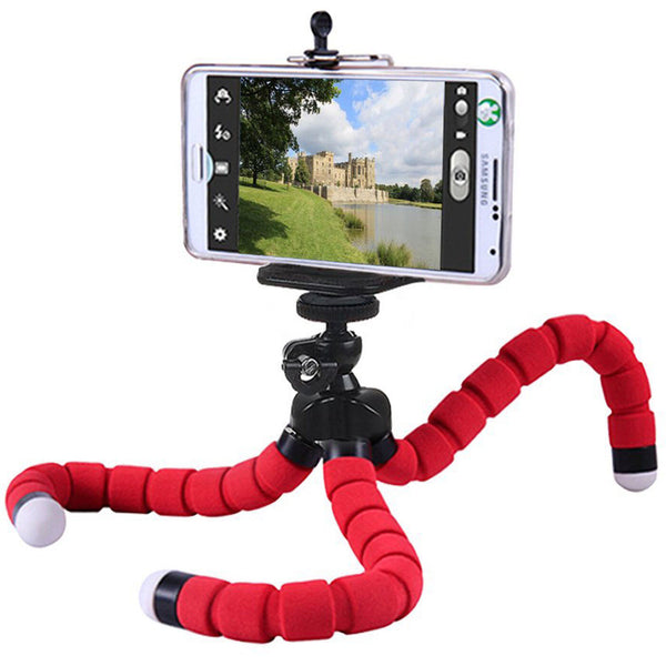 1x 2x Universal Tripod Mini Mobile Phone Grip Holder Mount For Camera iPhone