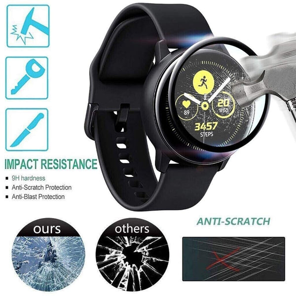 For Samsung Galaxy Watch Active Film 3D Tempered Glass Screen Protector Cover