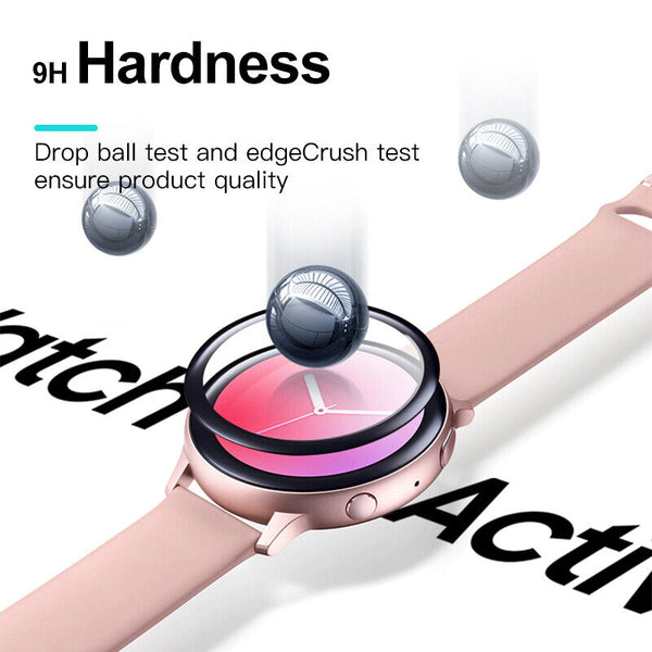 For Samsung Galaxy Watch Active Film 3D Tempered Glass Screen Protector Cover