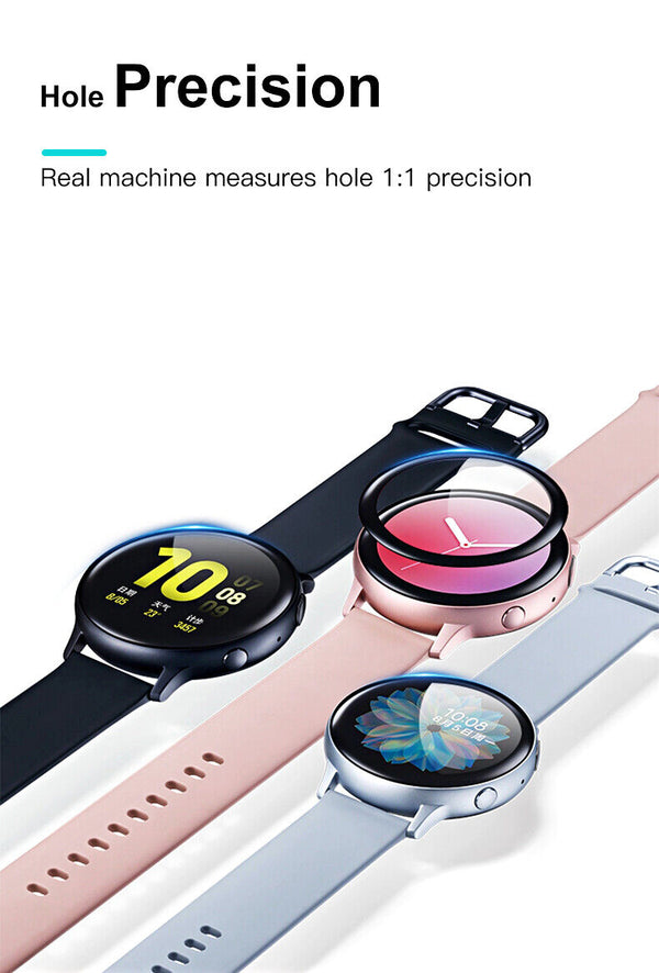 For Samsung Galaxy Watch Active Film 3D Tempered Glass Screen Protector Cover