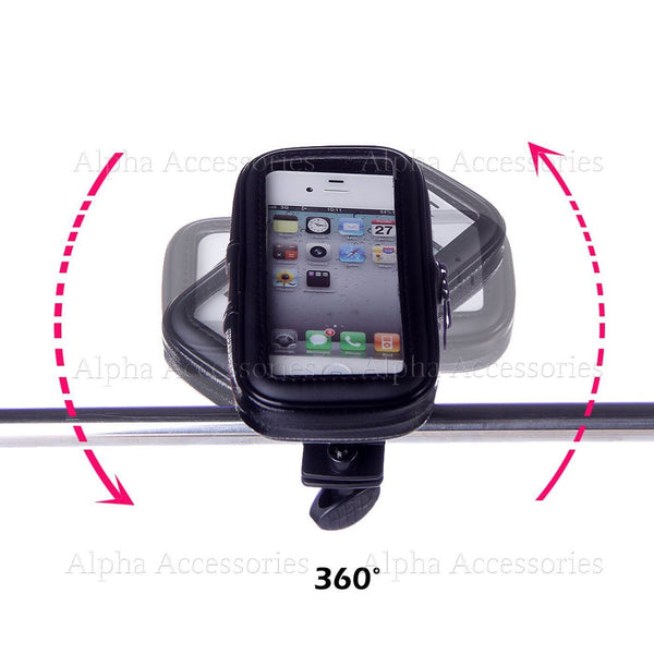 Mobile WaterProof Bicycle MotorBike Bike Handle Bar Case Holder For Cell Phones