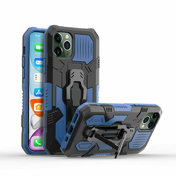 For iPhone 12 Pro Armor Heavy Duty Rugged Case Shockproof Stand Hybrid Cover