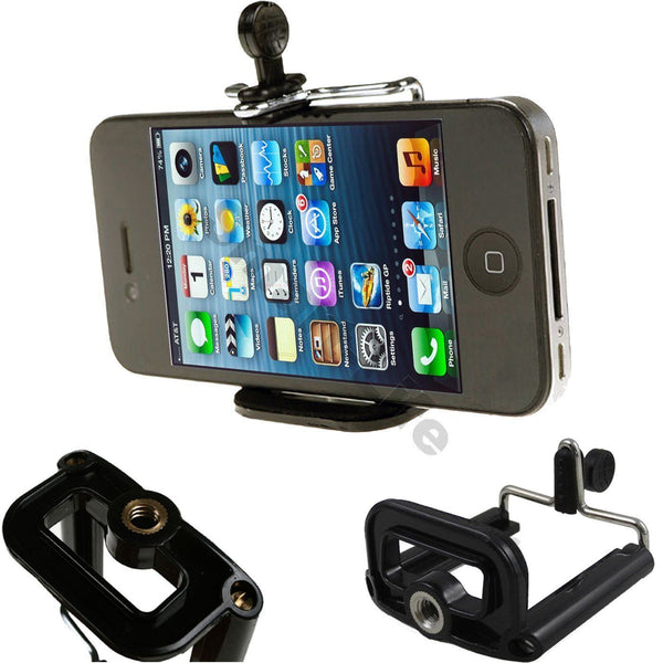 For Apple iPhone 11 Pro Max Smart Mobile Cell Phone Tripod Holder Clip Fits UK