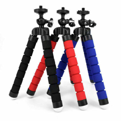 For Apple iPhone 14 Plus 14 Pro Max Tripod Octopus Flexible Stand Mount Holder