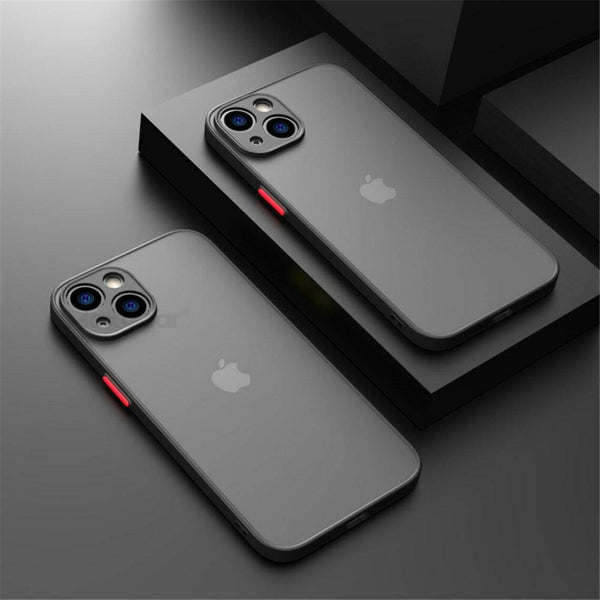 Case For iPhone 15 Plus Pro Max Matte Clear Shockproof Armor Hybrid Bumper Cover