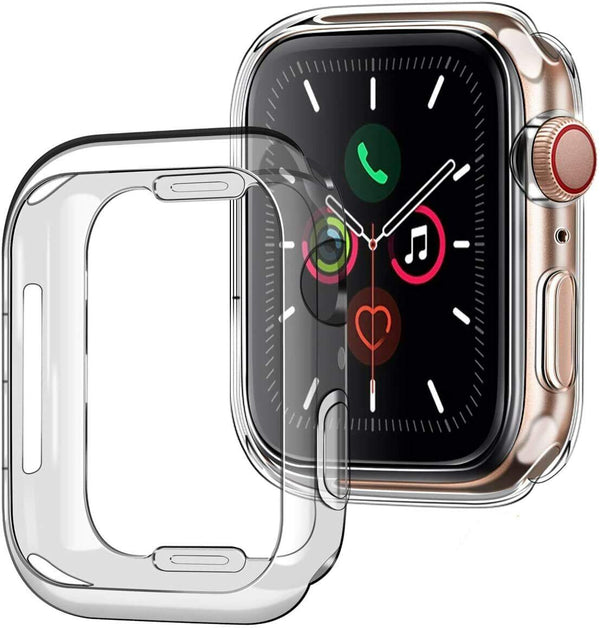 Case for Apple Watch SE 40mm/44mm 2022 TPU Case Screen Protector Cover