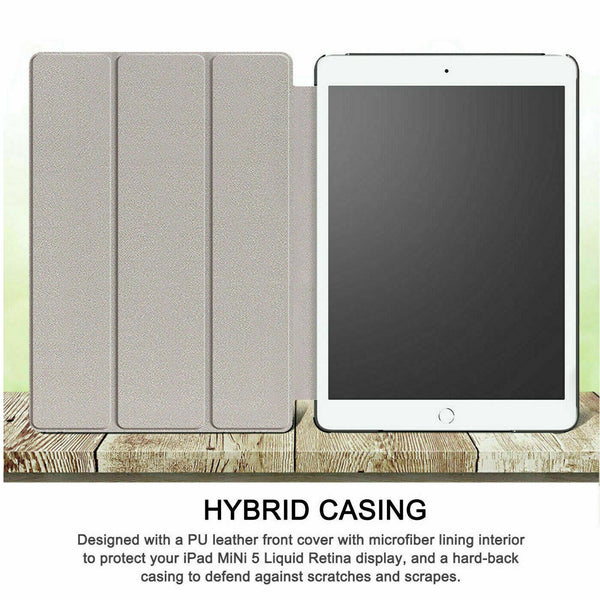 Slim Folding Book Leather Stand Case Cover For Apple iPad Mini 4 5 Air 4 Pro 11