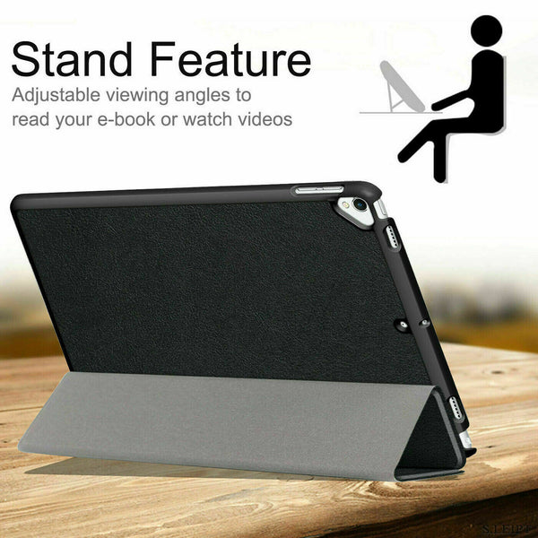 Slim Folding Book Leather Stand Case Cover For Apple iPad Mini 4 5 Air 4 Pro 11