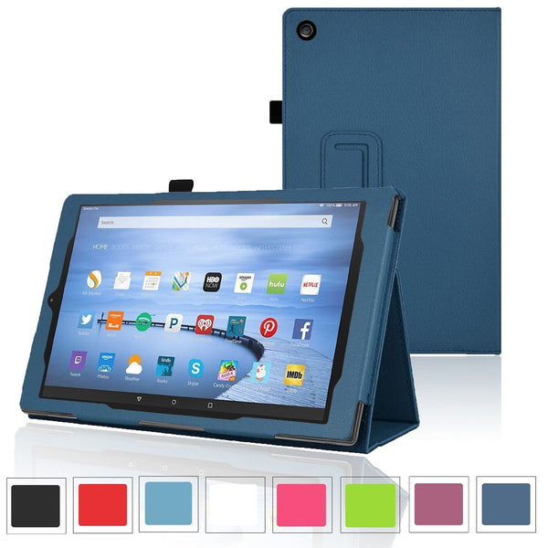 For Amazon Fire 8 Tablet 10th Generation 2020 Leather Case Smart Stand Cover