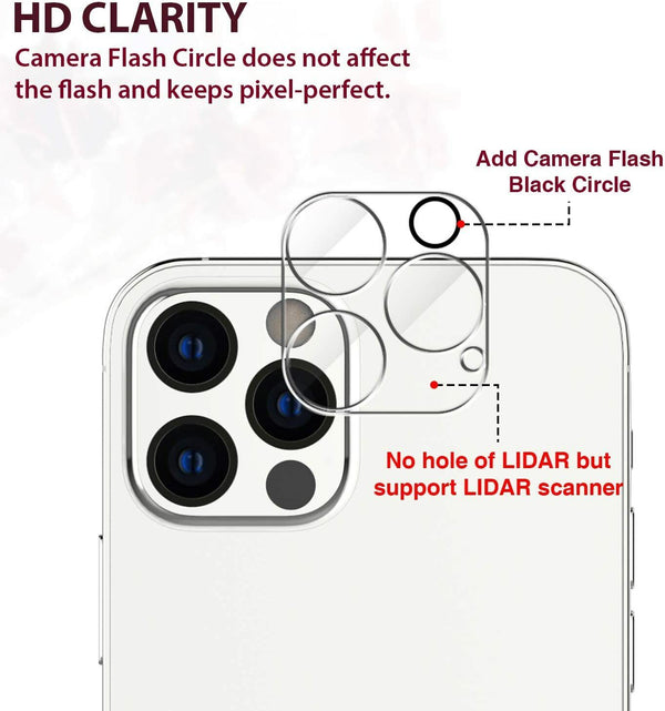 9H Camera Lens For Apple iPhone 13 12 11 Pro Max Protector Tempered Glass Cover