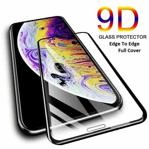 9D Genuine Guard Tempered Glass Screen Protector For iPhone 13 Pro Max Cover