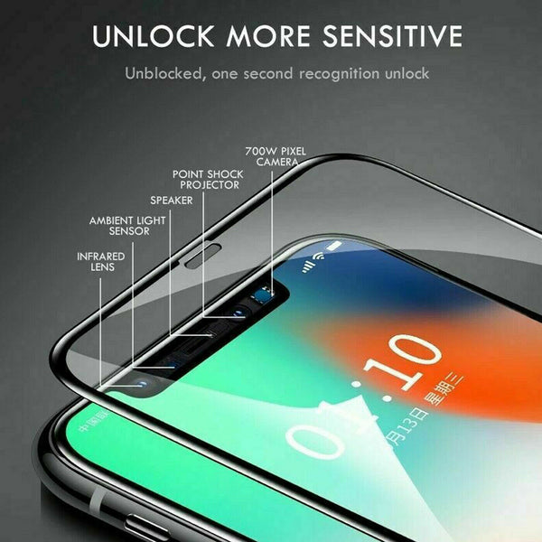 9D Genuine Guard Tempered Glass Screen Protector For iPhone 13 Pro Max Cover