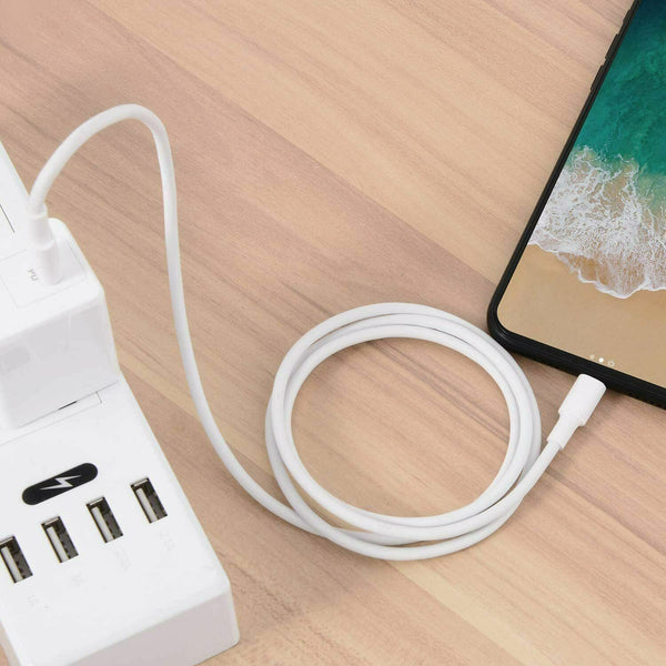 Fast 1 Meter Apple iPhone iPad Macbook USB-C Type C to 8 Pin Charging Cable UK