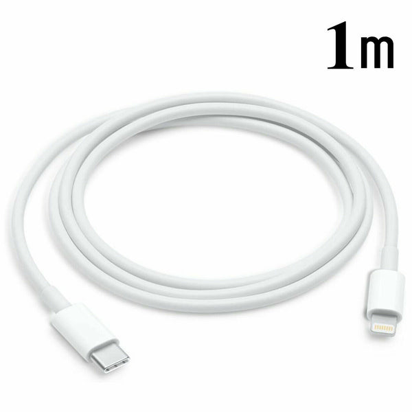 Fast 1 Meter Apple iPhone iPad Macbook USB-C Type C to 8 Pin Charging Cable UK