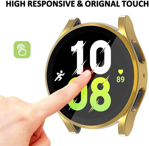 Case For Galaxy Watch 4 5 40mm 44mm TPU Silicone Screen Protector Cover-UK