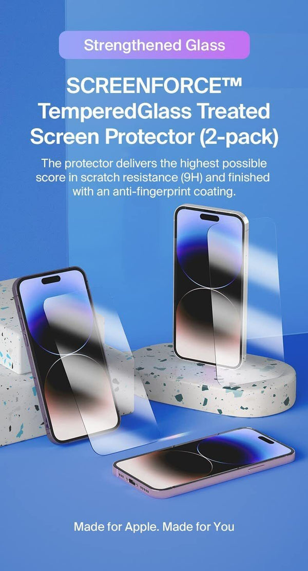 2X Tempered Glass Screen Protector For iPhone 14 Pro Max Gorilla Cover UK