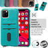 For iPhone 11 Pro Max Shockproof Leather Credit Card Slot Wallet Case Back Cover