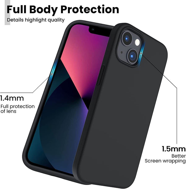 For Apple iPhone 14 Pro Max Ultra Slim Soft Silicone Case TPU Matte Back Cover