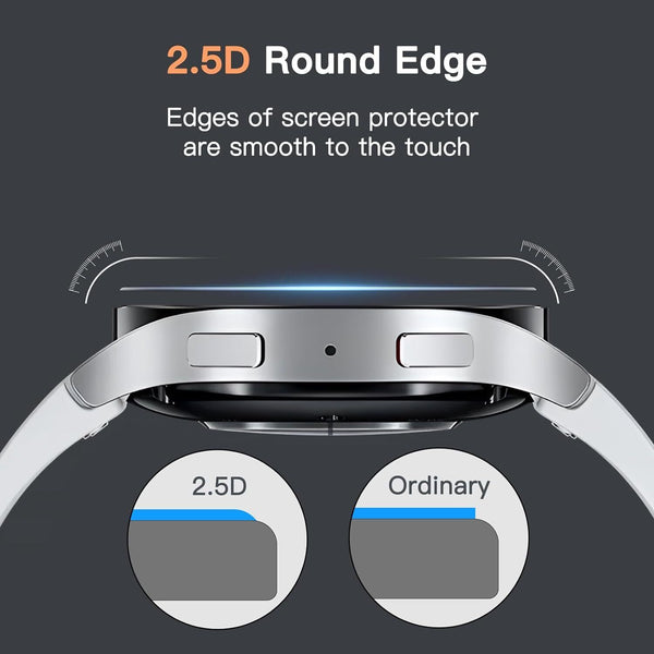 2x Tempered Glass For Samsung Galaxy Watch 6 40mm 44mm Screen Protector