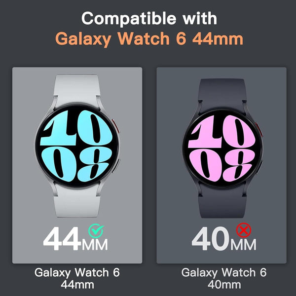 2x Tempered Glass For Samsung Galaxy Watch 6 40mm 44mm Screen Protector