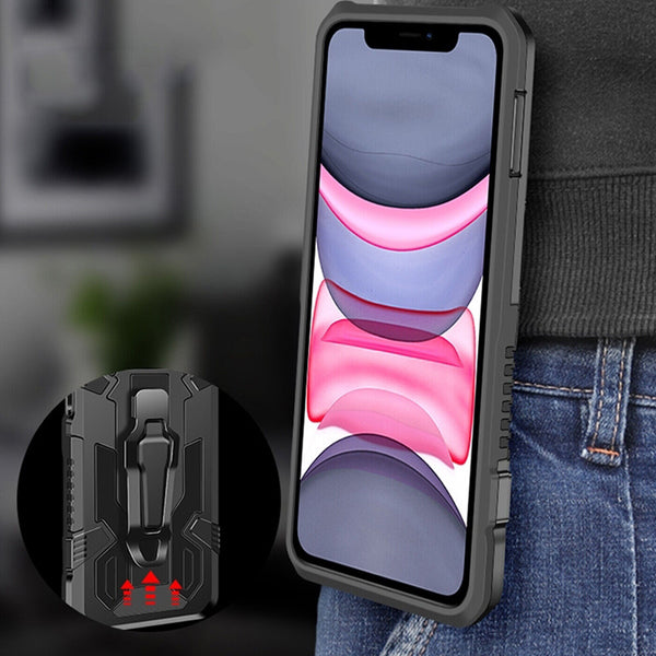 Case For iPhone 12 Mini Heavy Duty Shockproof Hybrid Armor Rugged Stand Cover UK