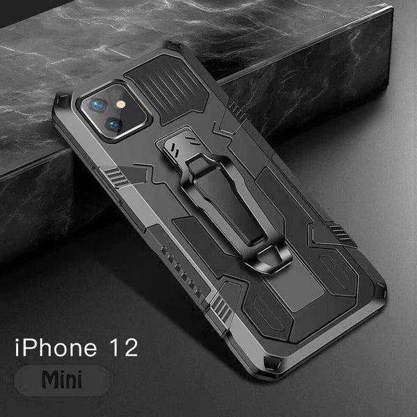 Case For iPhone 12 Mini Heavy Duty Shockproof Hybrid Armor Rugged Stand Cover UK