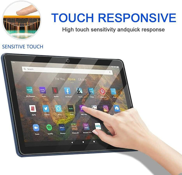 Screen Protector For Amazon Fire HD 10 Plus 11th Generation Tempered Glass-UK