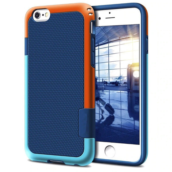 For iPhone 14 13 8 Pro Plus Case Rugged Slim Hybrid PC Silicone Shockproof Cover