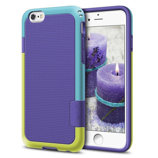 For iPhone 14 13 8 Pro Plus Case Rugged Slim Hybrid PC Silicone Shockproof Cover