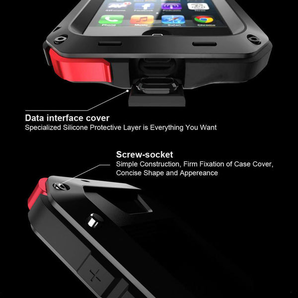 Shockproof Metal Aluminum Gorilla Case Cover For iPhone 15 14 13 12 11 Pro Max 8