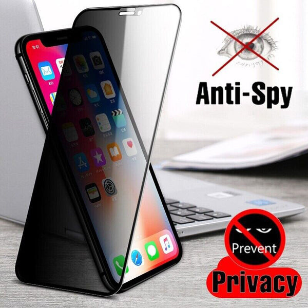 Privacy Anti-Spy Tempered Glass For iPhone 14 Plus Pro Max Screen Protector UK