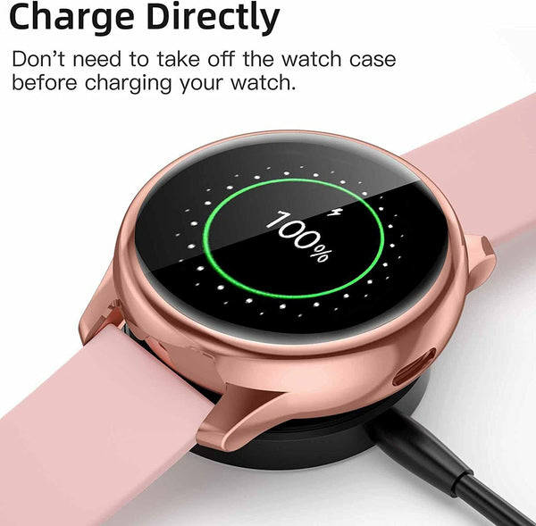 For Samsung Galaxy Watch Active 2 40mm 44mm TPU Silicone Screen Protector Cover