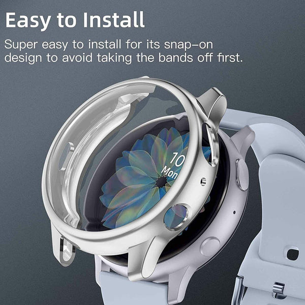 For Samsung Galaxy Watch Active 2 40mm 44mm TPU Silicone Screen Protector Cover