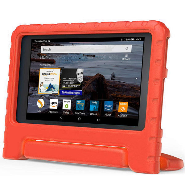 For Amazon Fire HD 8 2020 (10th Gen) Shockproof Kids Eva Foam Stand Handle Cover