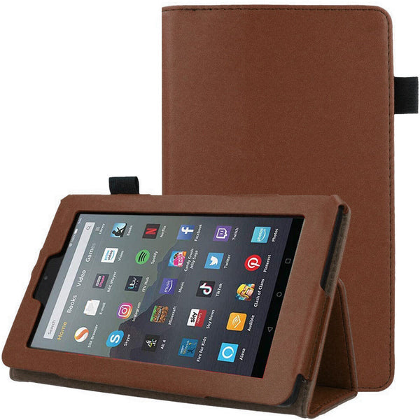 Leather Magnetic Stand Book Smart Cover For Amazon Fire HD 8 2020 10th GEN Case