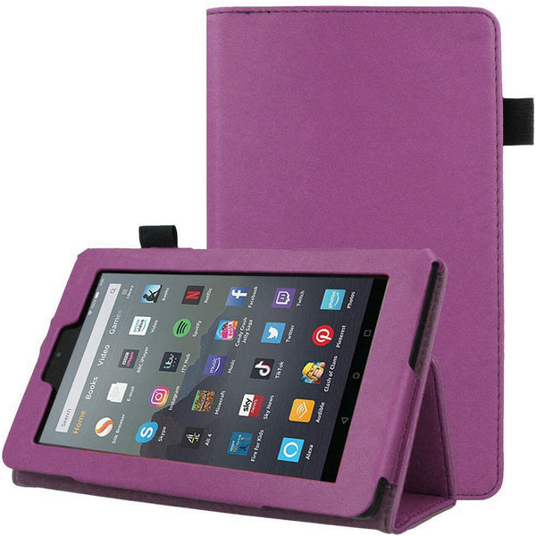 Leather Magnetic Stand Book Smart Cover For Amazon Fire HD 8 2020 10th GEN Case