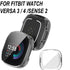 For Fitbit Versa  3 4 Fitbit Sense 2 Watch Full Cover Screen Protector TPU Case