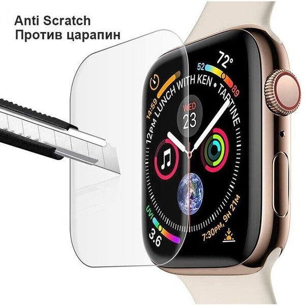 Tempered Glass For Apple Watch 4 5 6 SE Ultra 2 Full Screen Protector 40/44/49mm