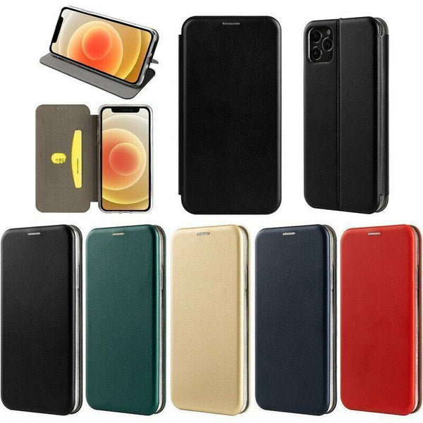 Leather Flip Wallet Magnetic For Apple iPhone X Shockproof Stand Book Cover- UK