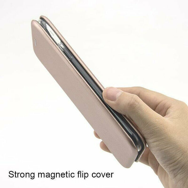 Leather Flip Wallet Magnetic For Apple iPhone X Shockproof Stand Book Cover- UK