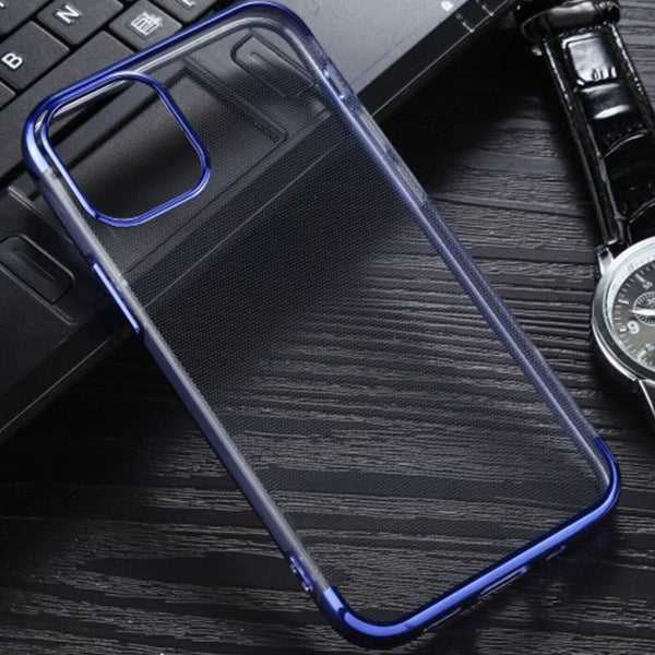 Case For iPhone 12 Mini Plating Shockproof Slim Silicone Clear Soft TPU Cover UK