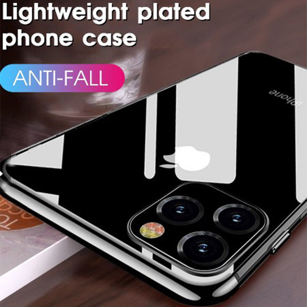 For iPhone 12 Pro Case Shockproof Silicone TPU Soft Plating Bumper Cover UK